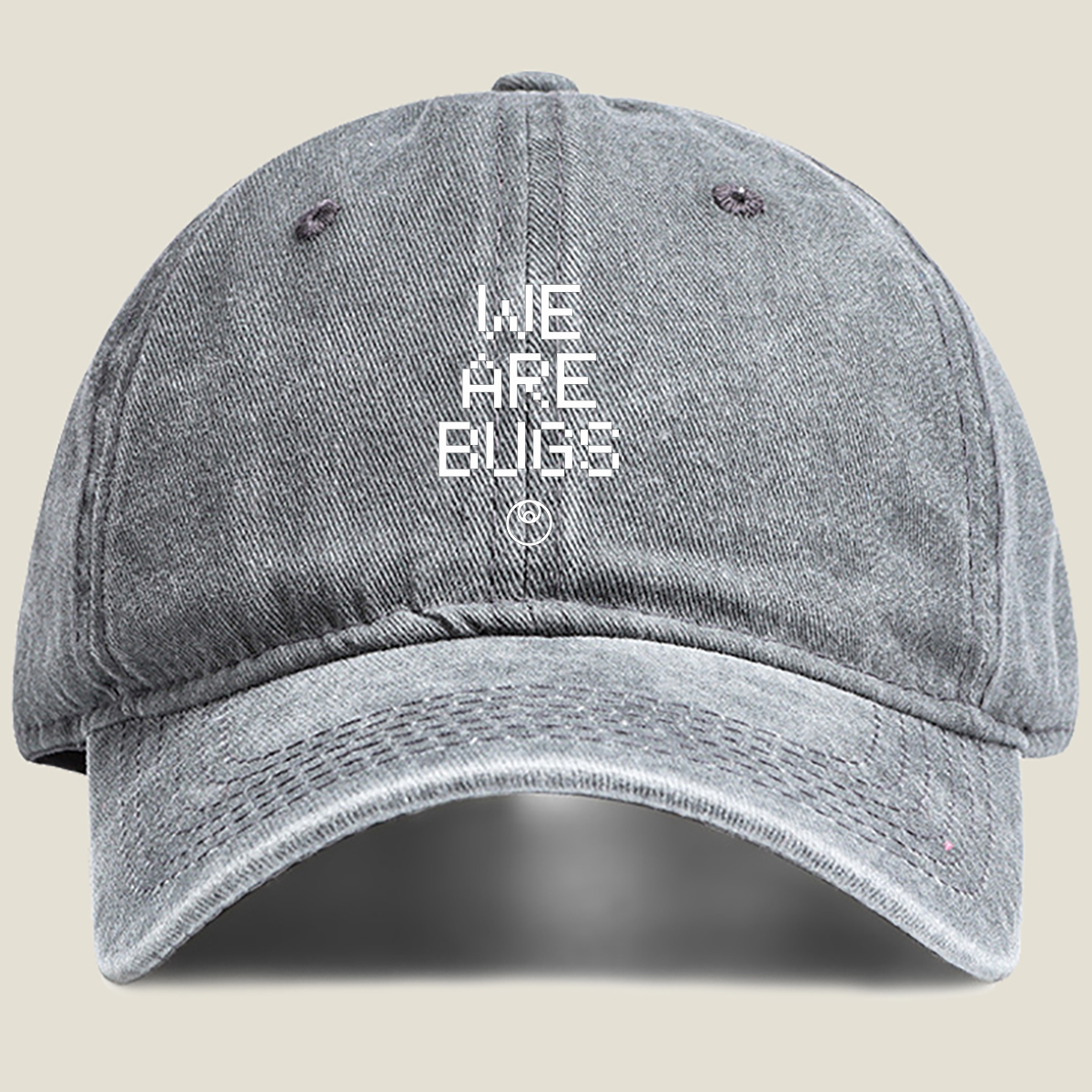 WE ARE BUGS - Washed Denim - Baseball Cap