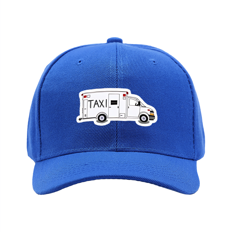 1pc New Baseball Cap with Taxi Van Print Design Unisex Adjustable Hat for Outdoor Activities and Daily Wear Suitable for Adults and Teens