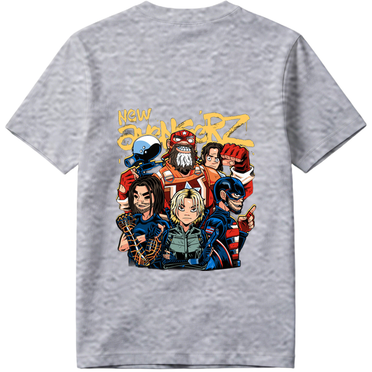 New Avengers: Captain America, Iron Man, Thor, Black Widow, Hulk, Hawkeye - Tee