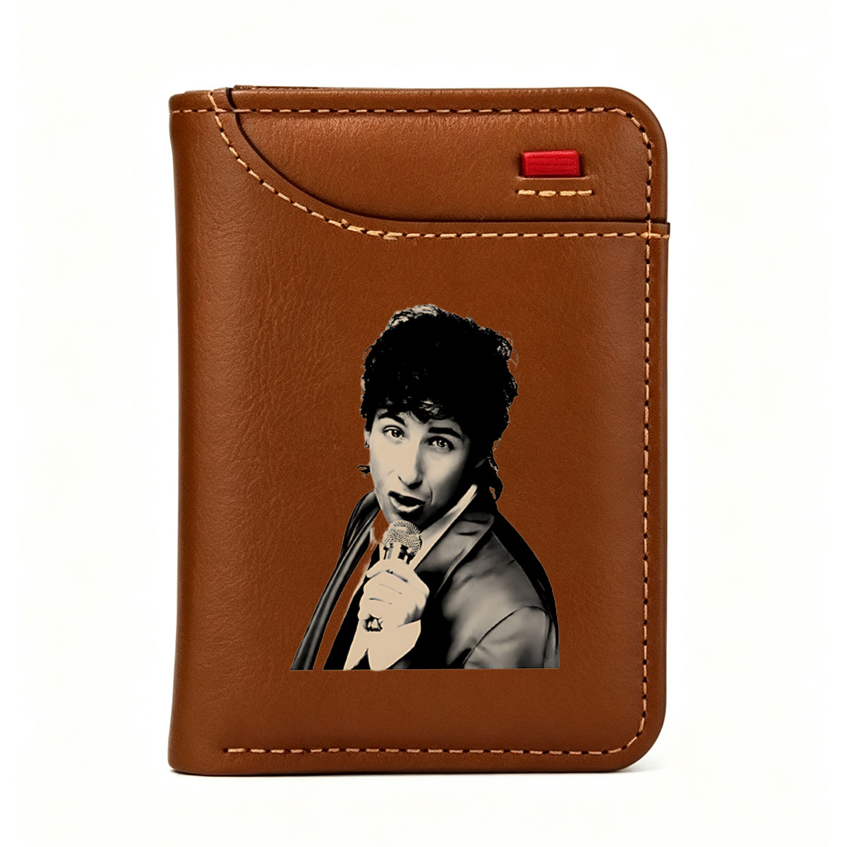 David Copperfield performing with a microphone - Vertical Style Wallet
