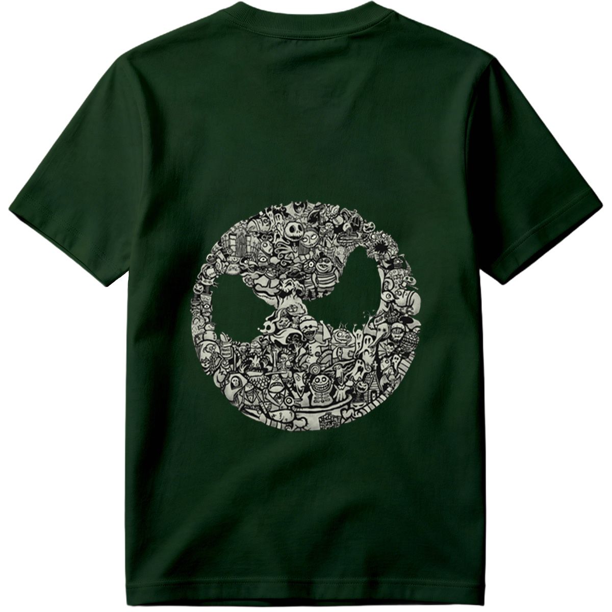 Tim Burton's Nightmare Before Christmas Character Collage - Tee