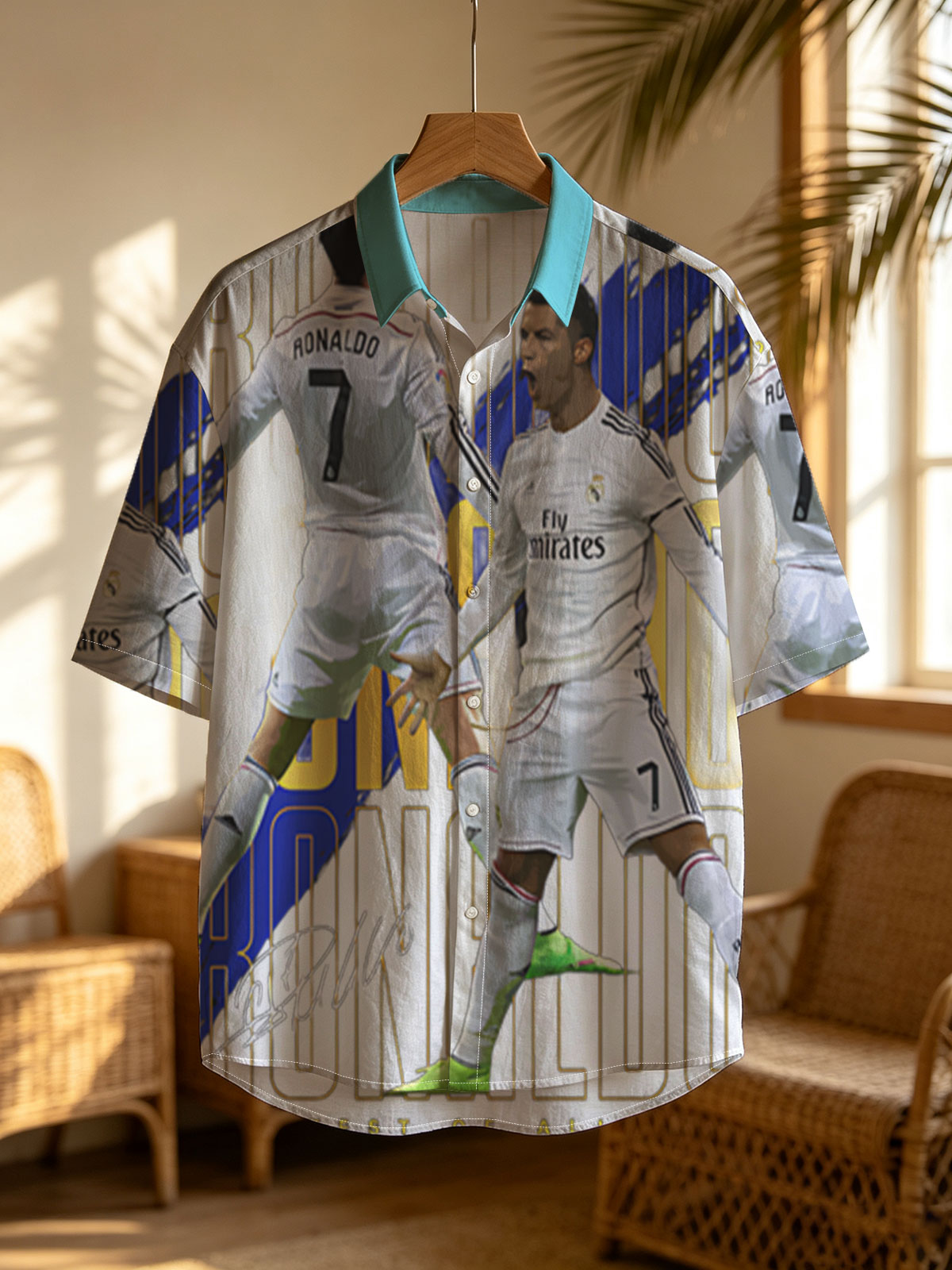 Cristiano Ronaldo Real Madrid 7 GOAT Football Legend -  Shirt