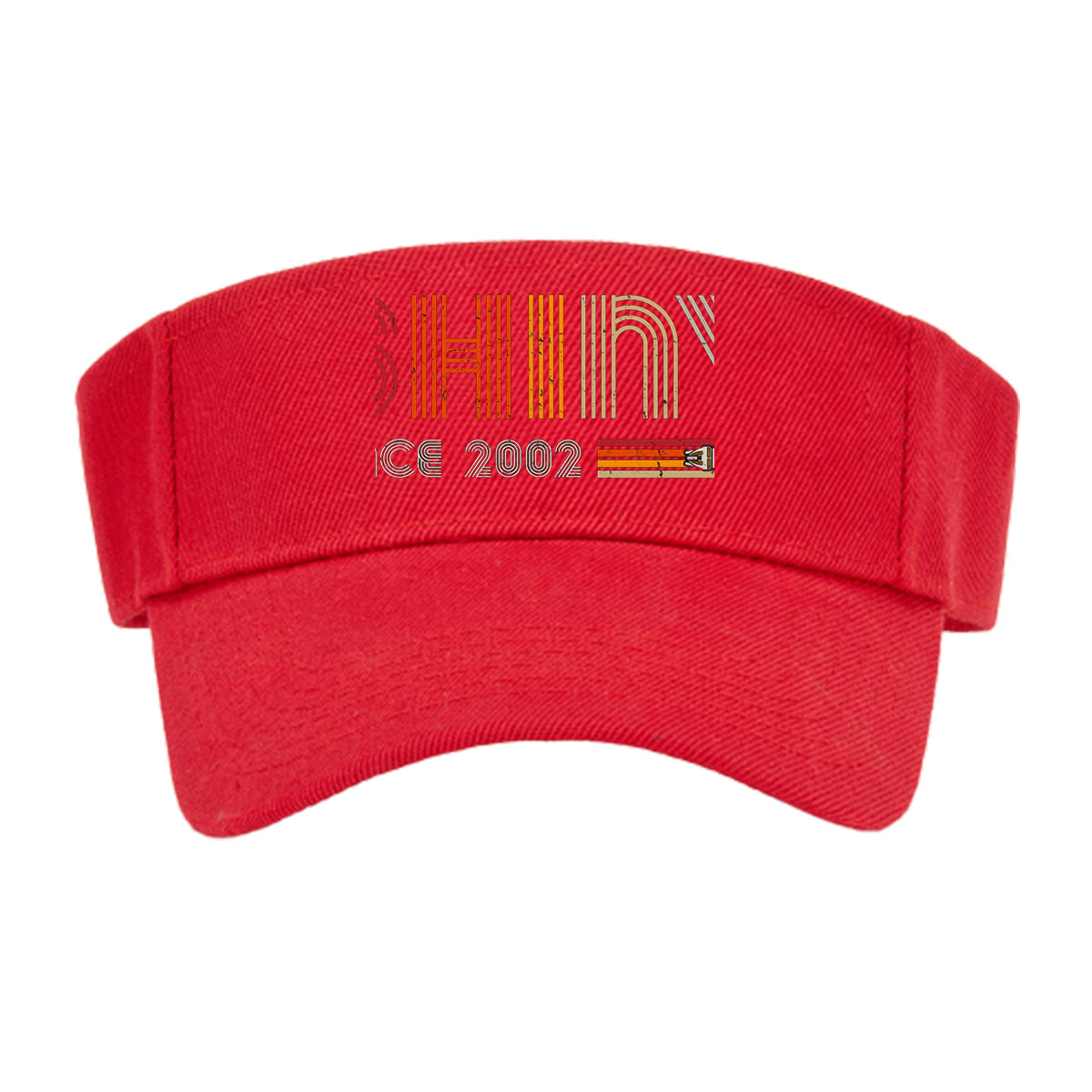 Shiny Since 2002: Retro Logo with Vintage Motorcycle Design -  Visor cap
