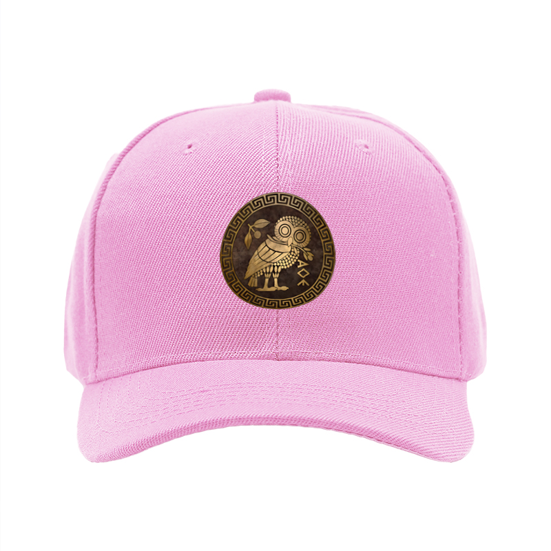 1pc New Baseball Cap Owl Pattern Greek Style Print Unisex Adjustable Hat for Outdoor Activities and Casual Wear Adults Fashion Accessory