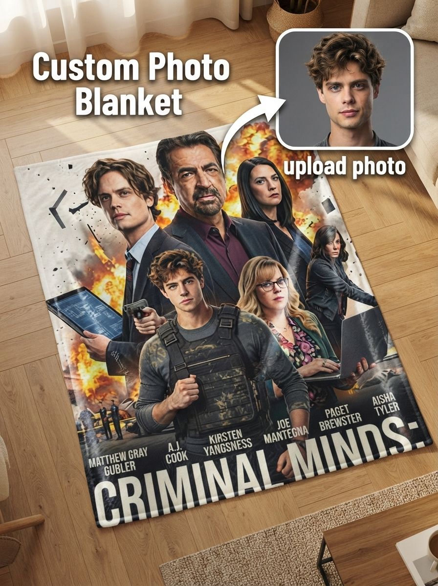 Custom Photo Face Flannel Throw Blanket Personalized Cast Portrait Fleece Throw Soft Anti-Pilling Cozy Warm Bed Sofa