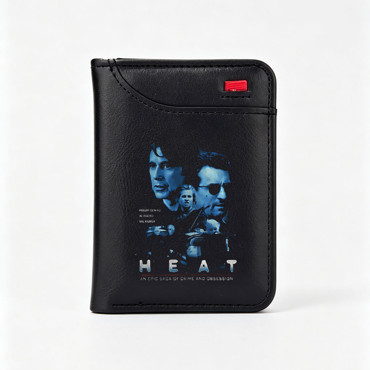 Heat: Robert De Niro, Al Pacino, Val Kilmer - Crime and Obsession Epic - Vertical Style Wallet