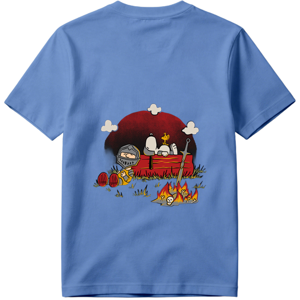 **Title:** Knight and Bone in the Moonlight - Tee