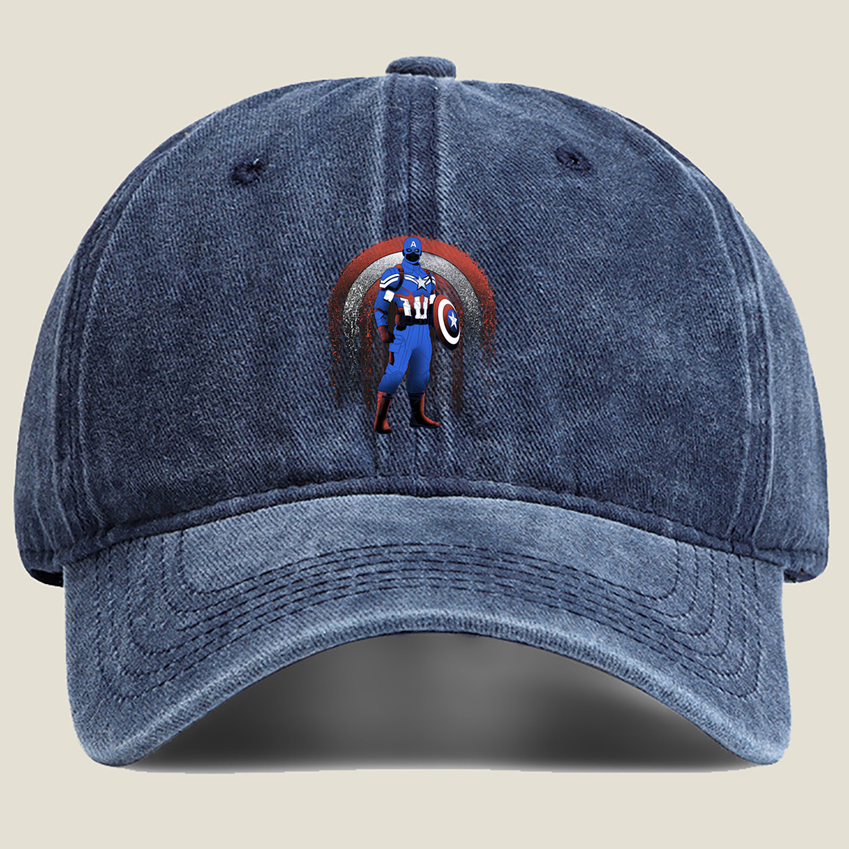 Captain America: The First Avenger - Washed Denim - Baseball Cap