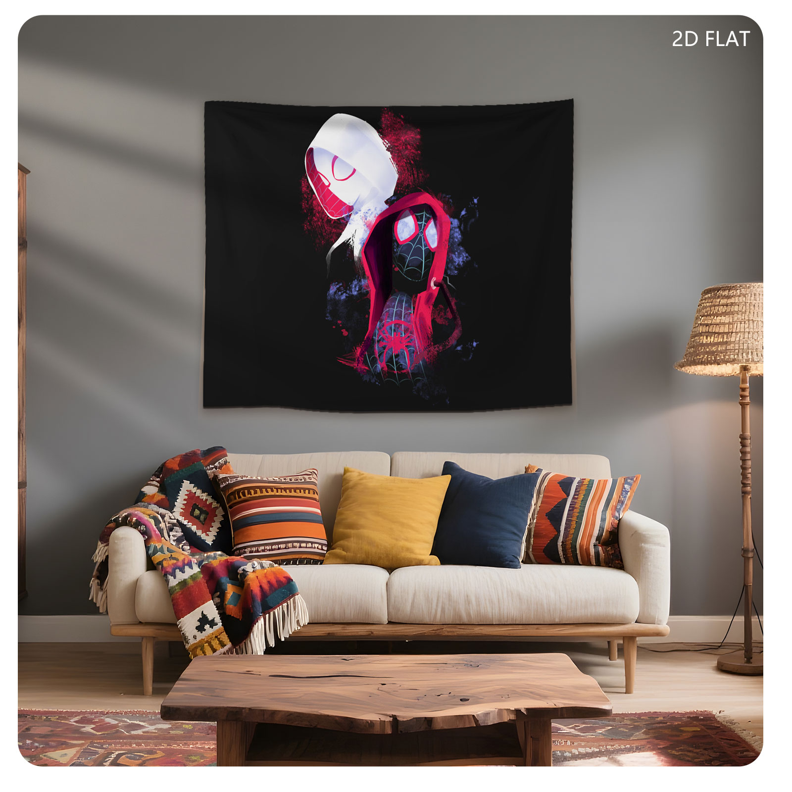 Spider-Man: Into the Spider-Verse - Miles Morales and Gwen Stacy - Tapestry