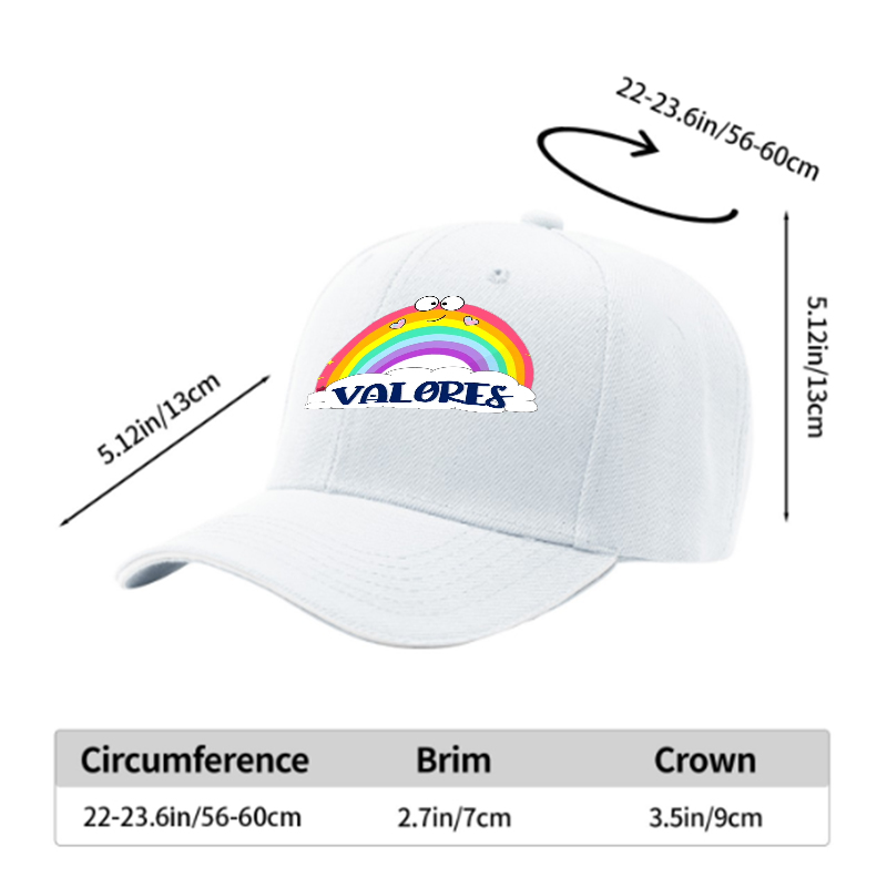 Unisex Classic Sandwich Hat with Rainbow and 