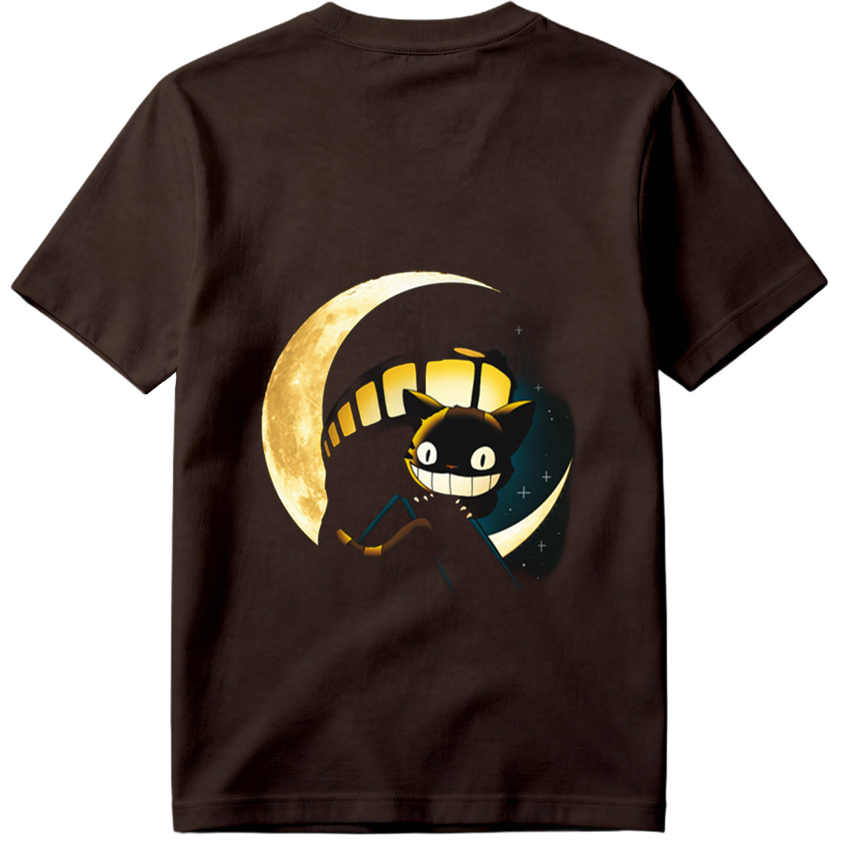 Jiji the Cat from Kiki's Delivery Service under the Moon - Tee