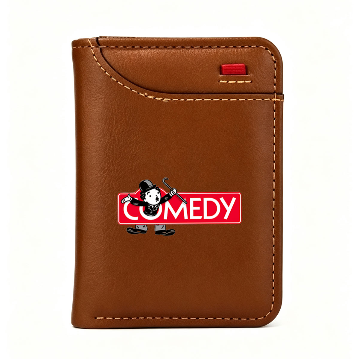 Comedy Central Logo Featuring Mr. Magoo Character - Vertical Style Wallet