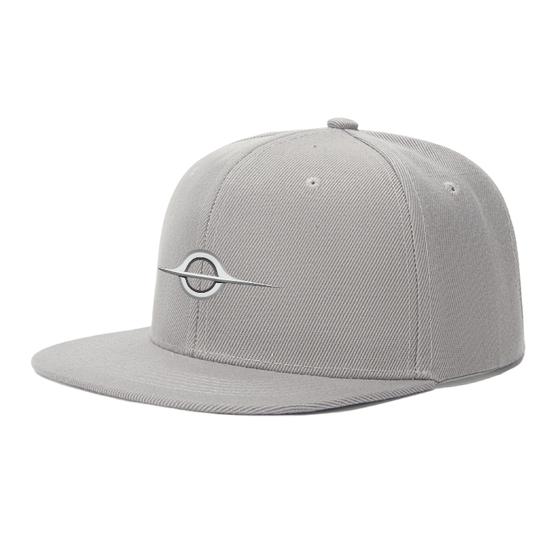 Flat Brim Baseball Cap Saturn Ring Print Streetwear Underground Skate Style for Basketball Court Skate Park Urban Riders and Hip Hop Artists