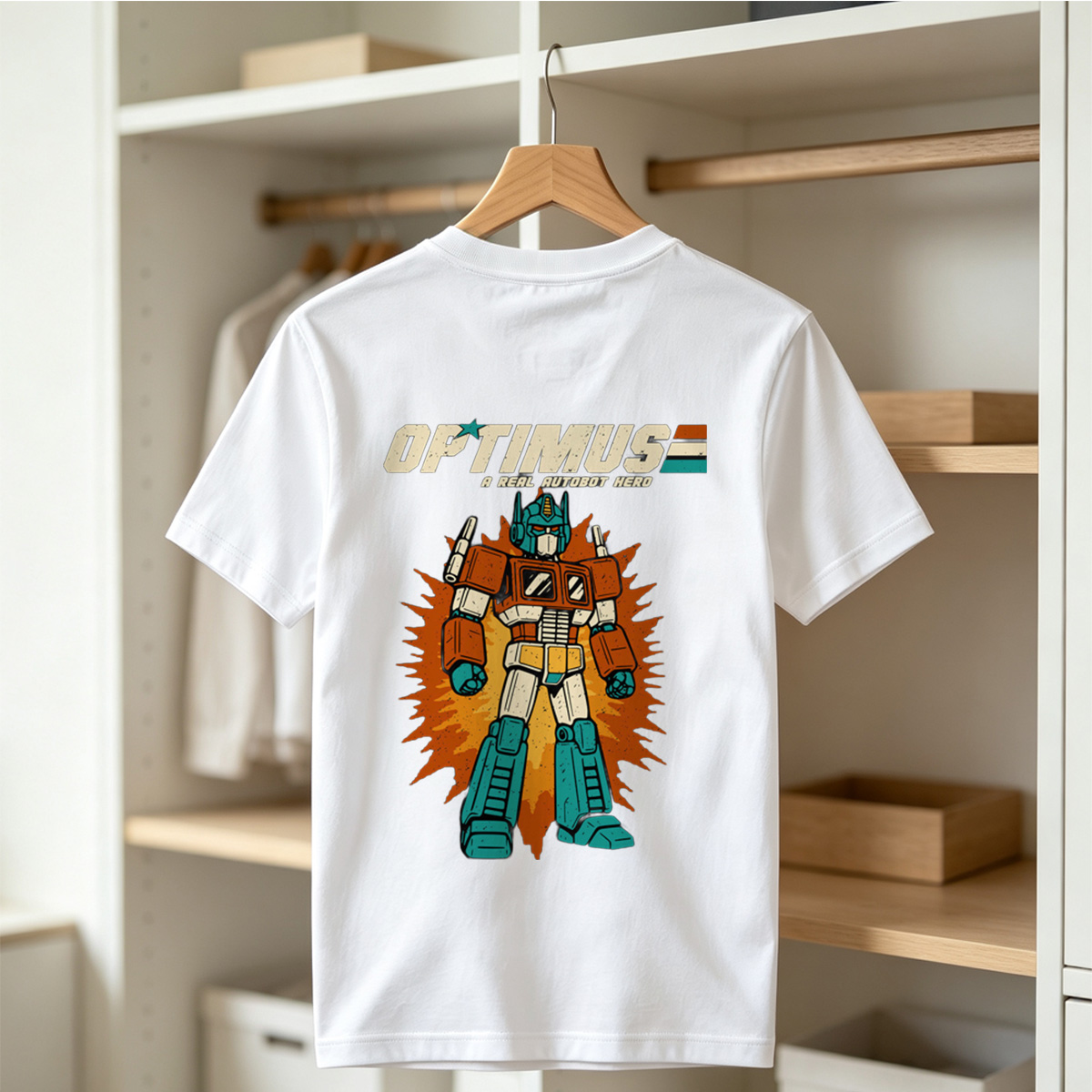 Optimus Prime: A Real Autobot Hero - Tee