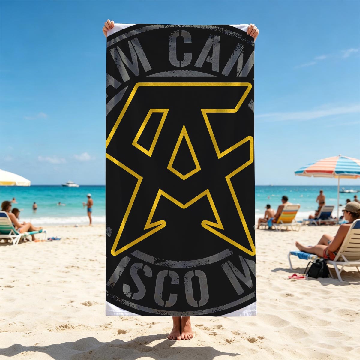 Team Canelo Jalisco Mex Logo - Beach towels