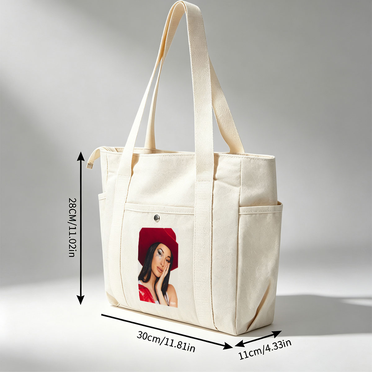 Katy Perry in a Bold Red Hat and Statement Makeup for Variety Cover Shoot - Multi-pocket bags