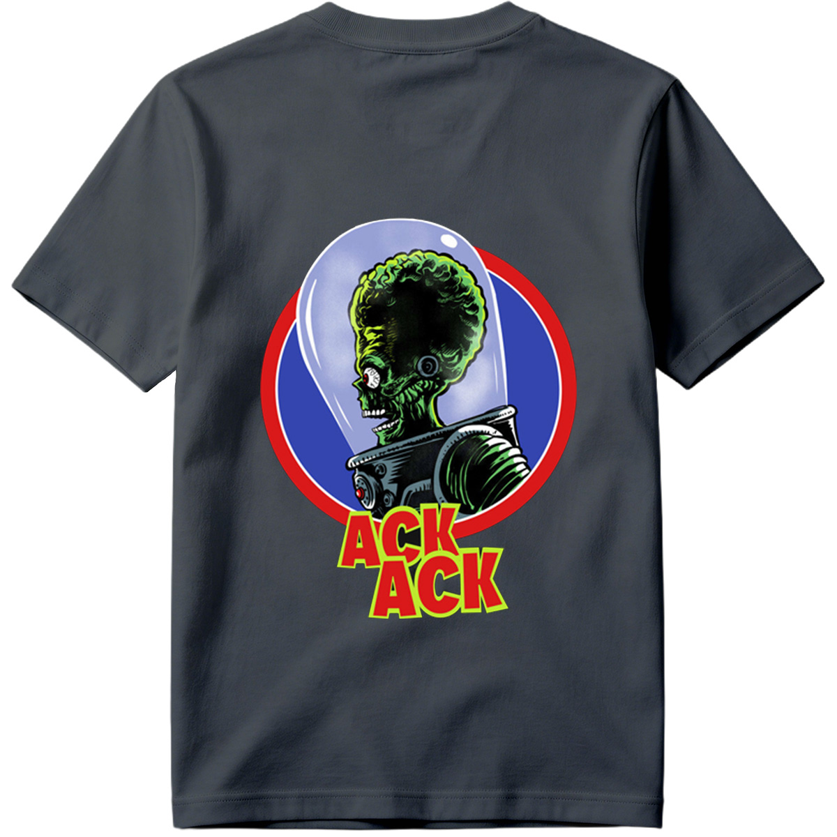 Ack Ack: Green Alien in Space Helmet - Tee
