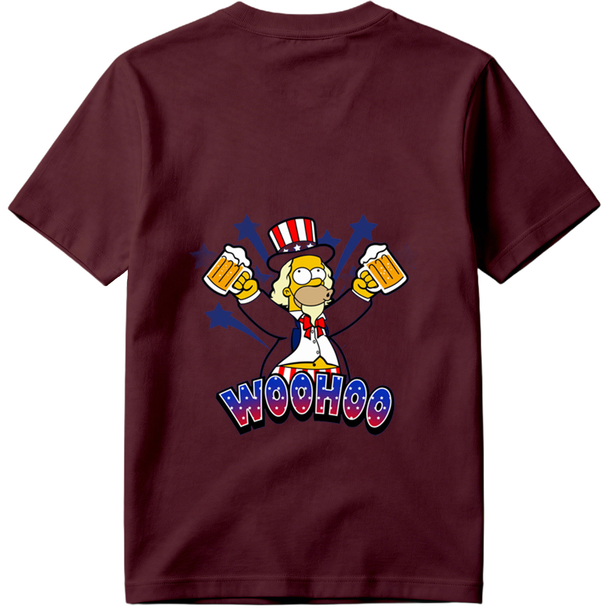 Simpsons Uncle Sam Woohoo - Tee