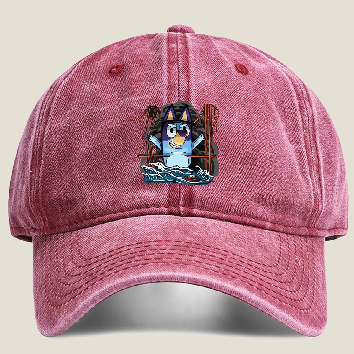 Bluey Pirate Adventure - Washed Denim - Baseball Cap