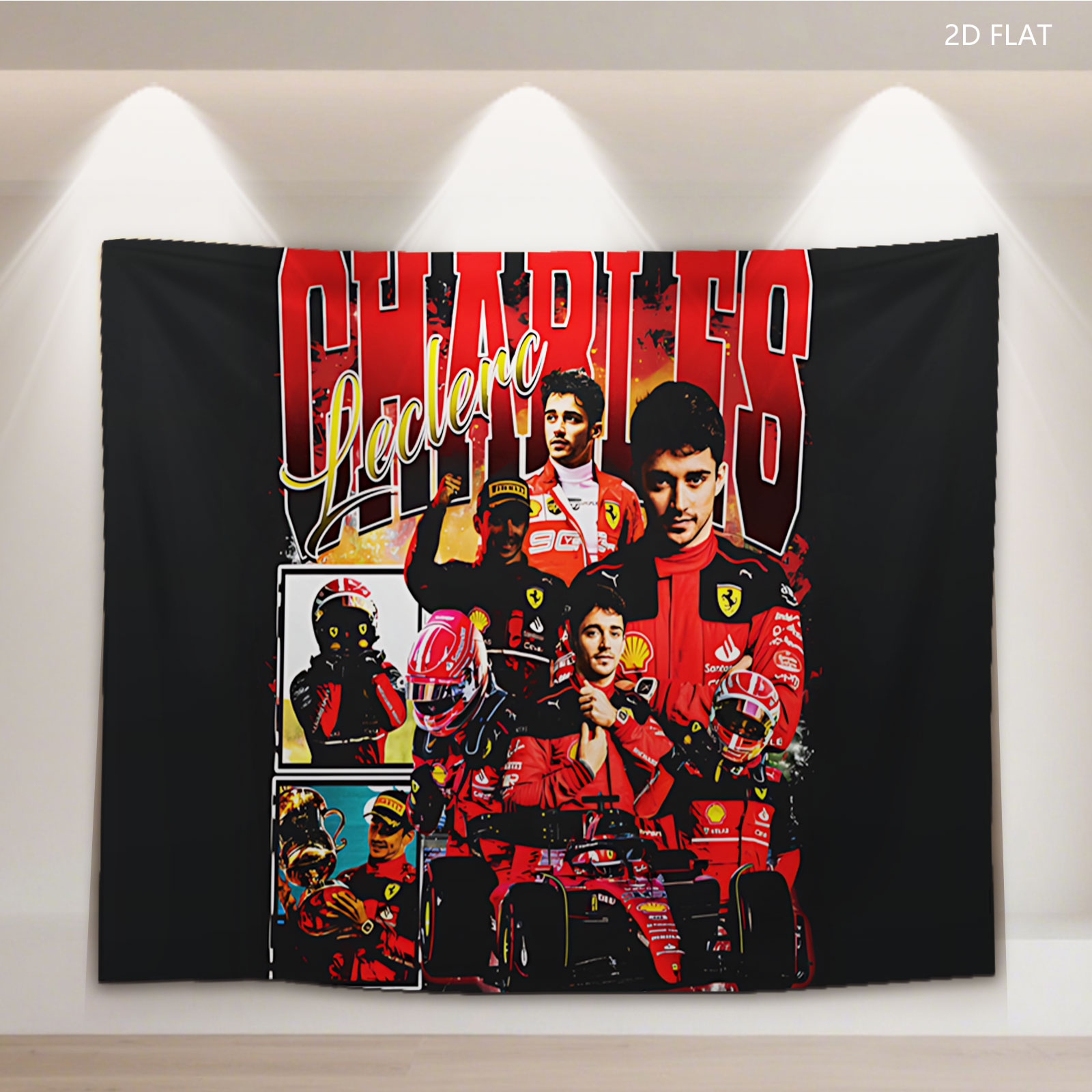 Charles Leclerc Ferrari F1 Racing Driver Collection - Tapestry