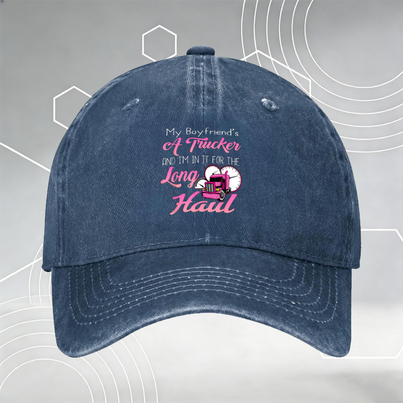 New Baseball Cap with Floral Footprint Print & 