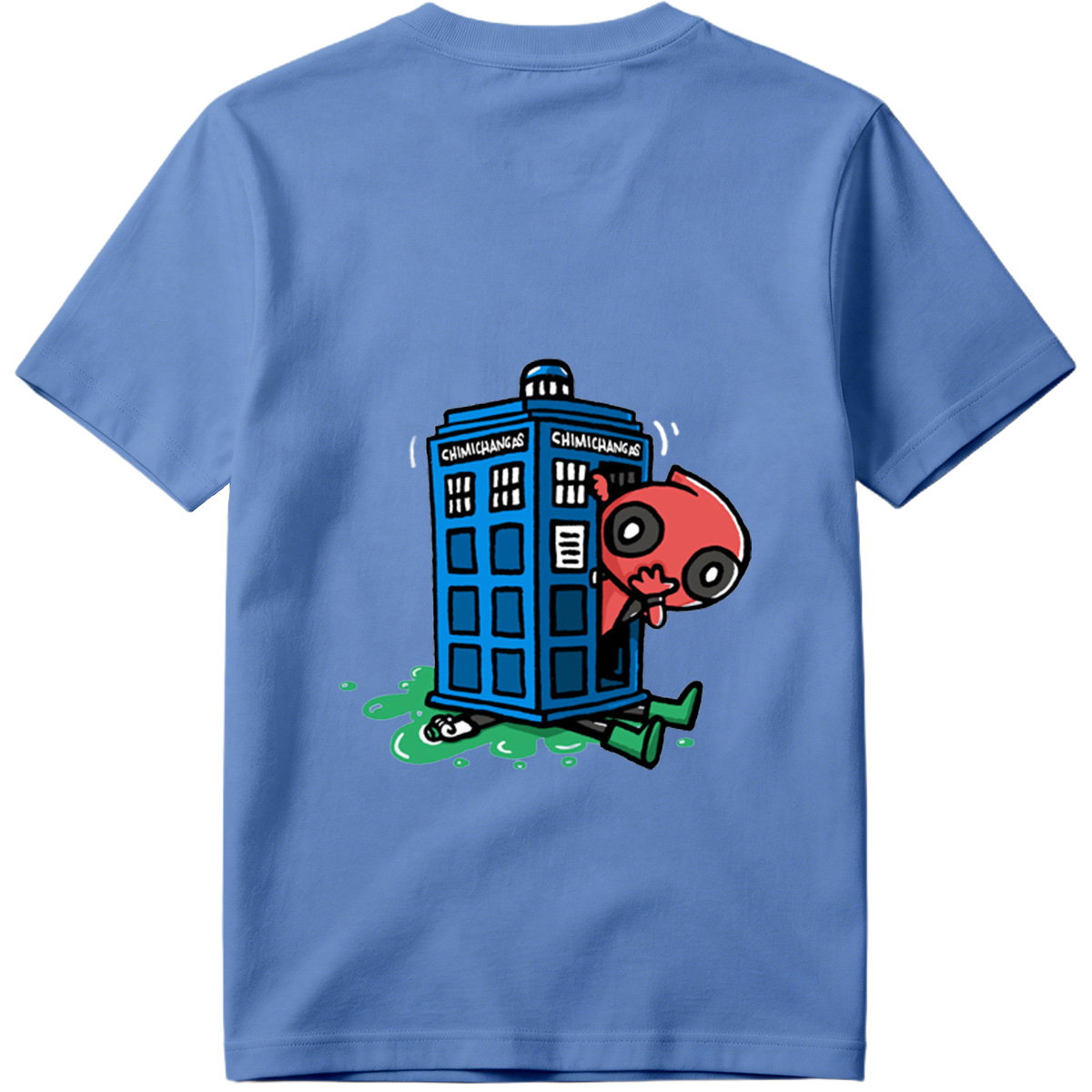 Rick and Morty Meets Doctor Who: Chimichangas TARDIS - Tee