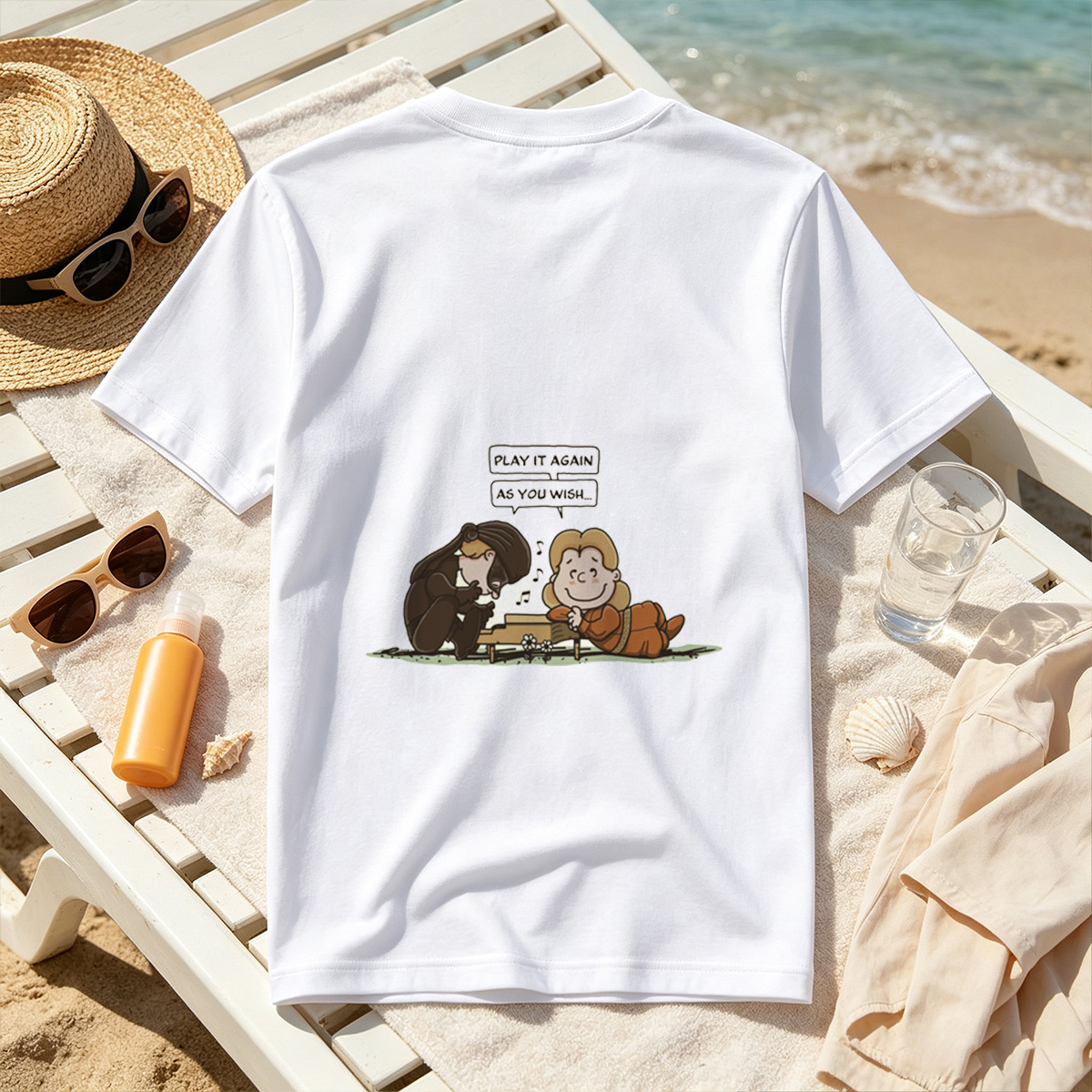 Piano Lessons with a Monkey and a Boy - Tee