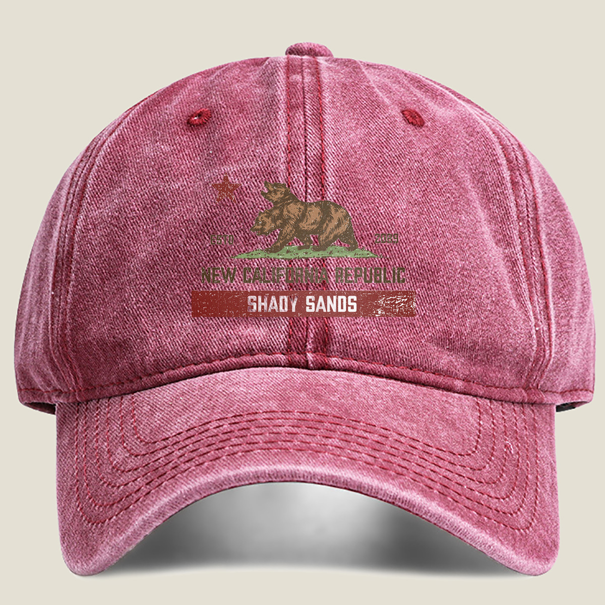 New California Republic: Shady Sands - Washed Denim - Baseball Cap