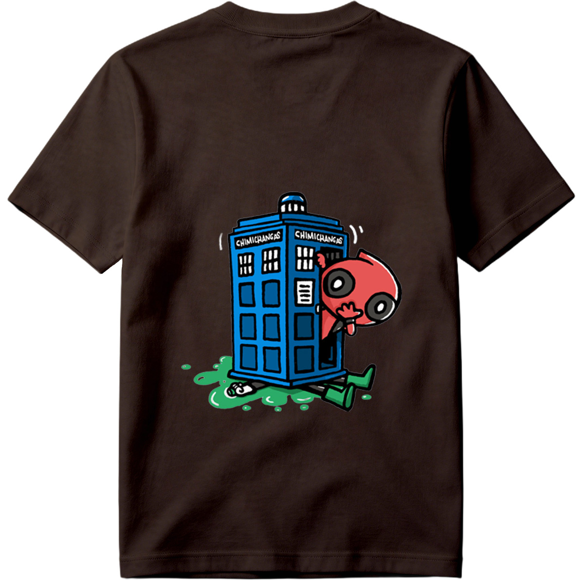 Rick and Morty Meets Doctor Who: Chimichangas TARDIS - Tee