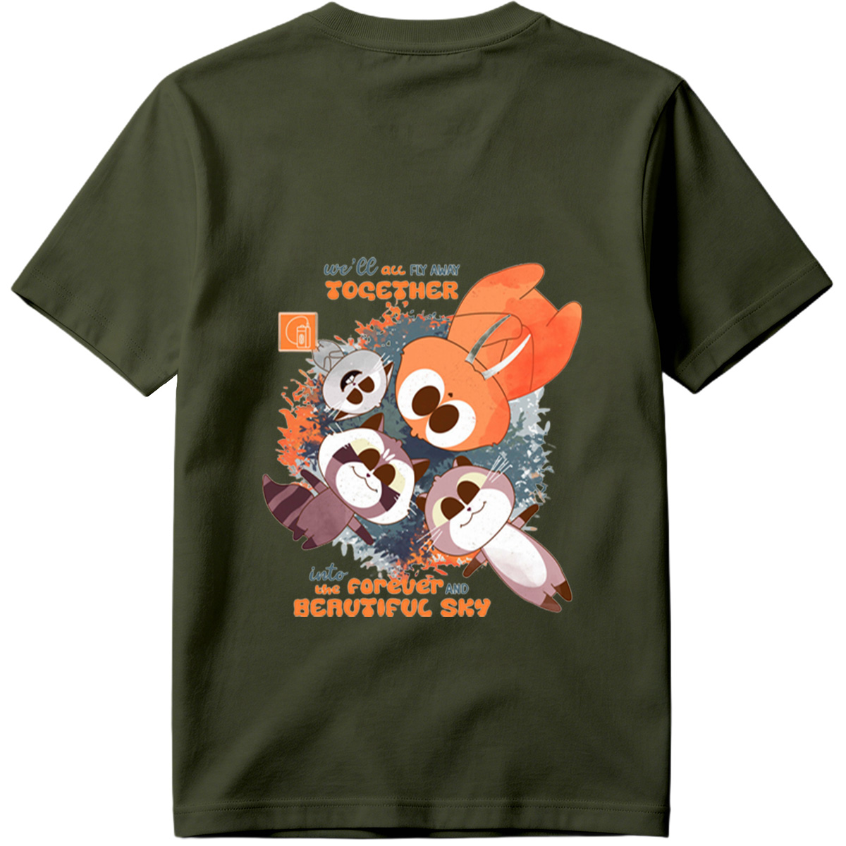 Kiff and Friends Fly Together Into the Forever Beautiful Sky - Tee