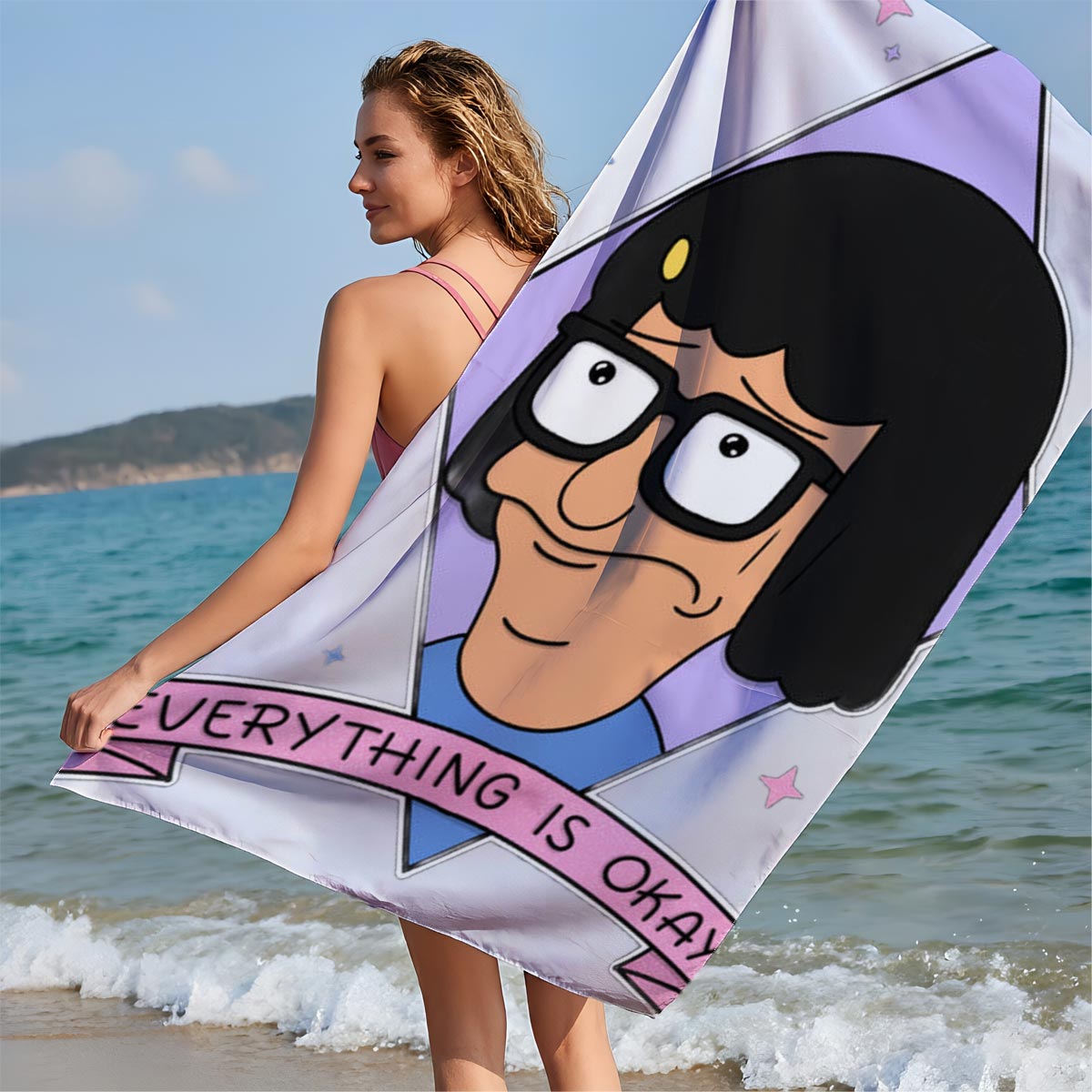 Benson from Regular Show: Everything Is Okay! - Beach towels
