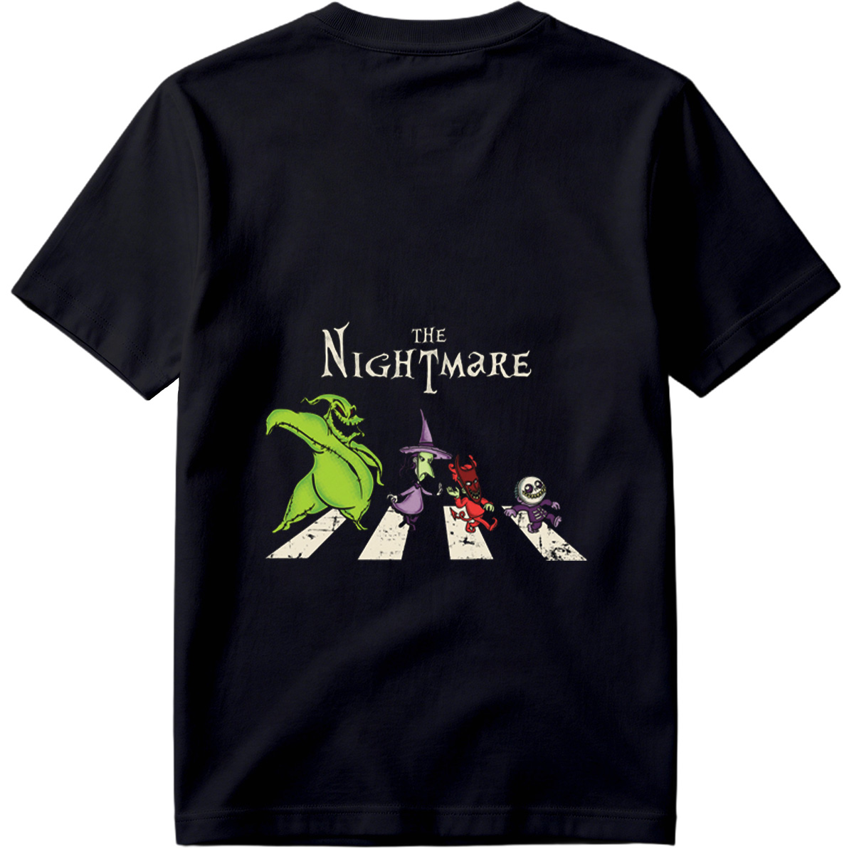 The Nightmare: Oogie Boogie, Witch, Devil, and Jack Skellington Crossing - Tee