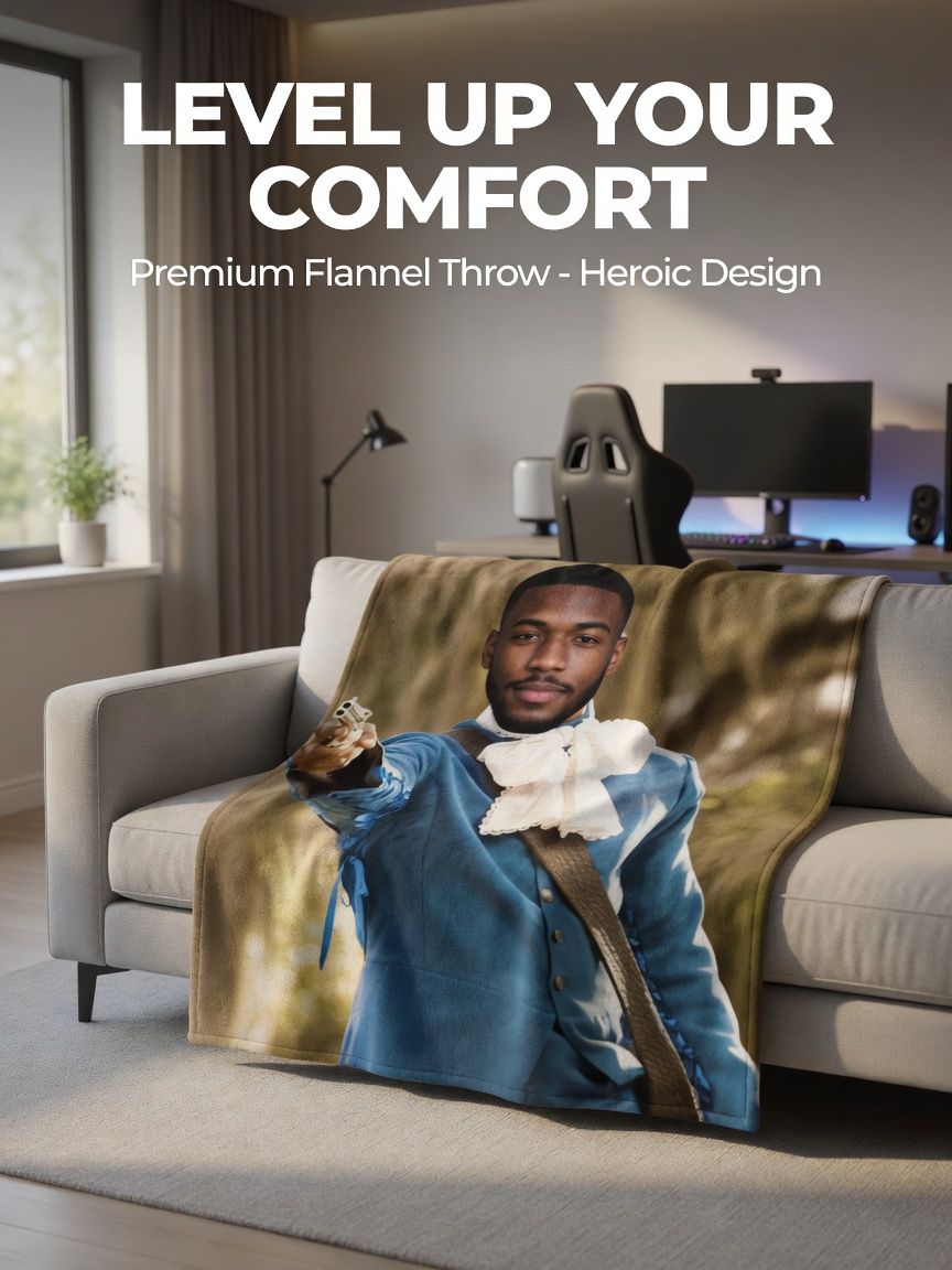 Custom Photo Face Flannel Throw Blanket Personalized Portrait Plush Fleece Cover Ideal Cozy Keepsake Gift
