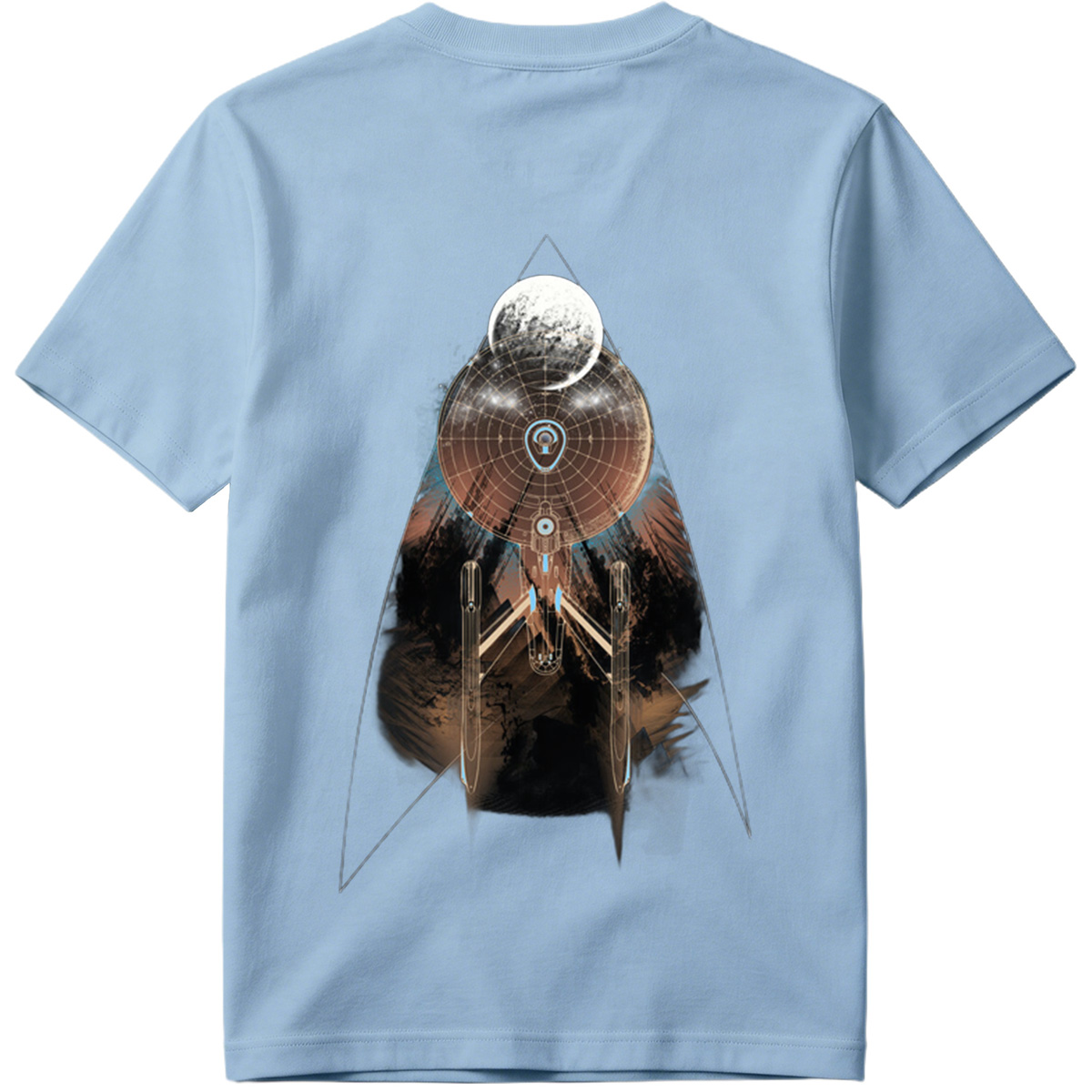 Star Trek: Enterprise and Moon - Tee