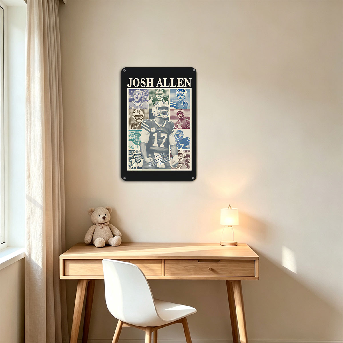 Josh Allen: Buffalo Bills Quarterback Collage - painting