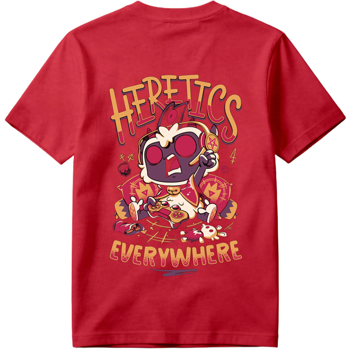Heretics Everywhere: A Gaming Character Adventure - Tee