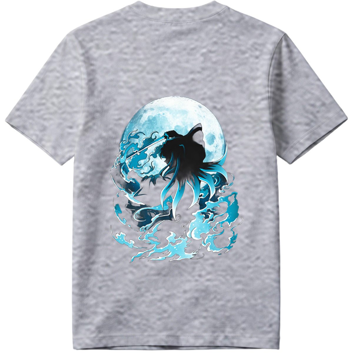 Samurai Warrior Under Full Moon - Tee