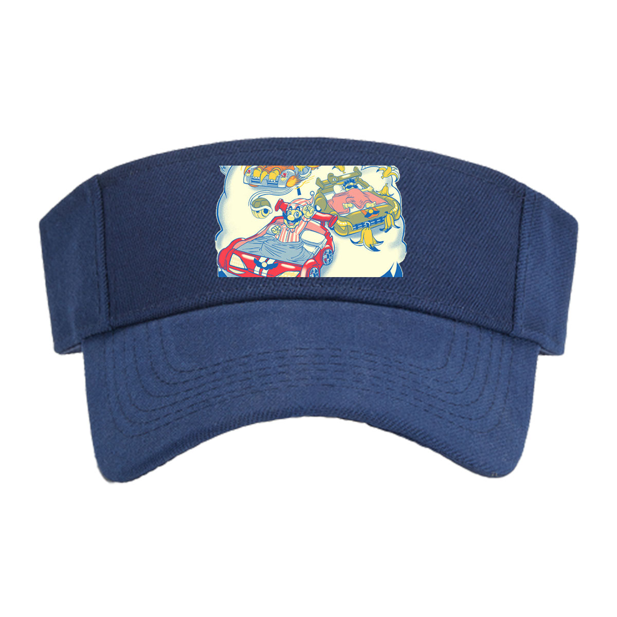 Mario Kart Dream Race: Mario, Bowser, and Koopa Troopa in a Cloudy Sky Sprint -  Visor cap