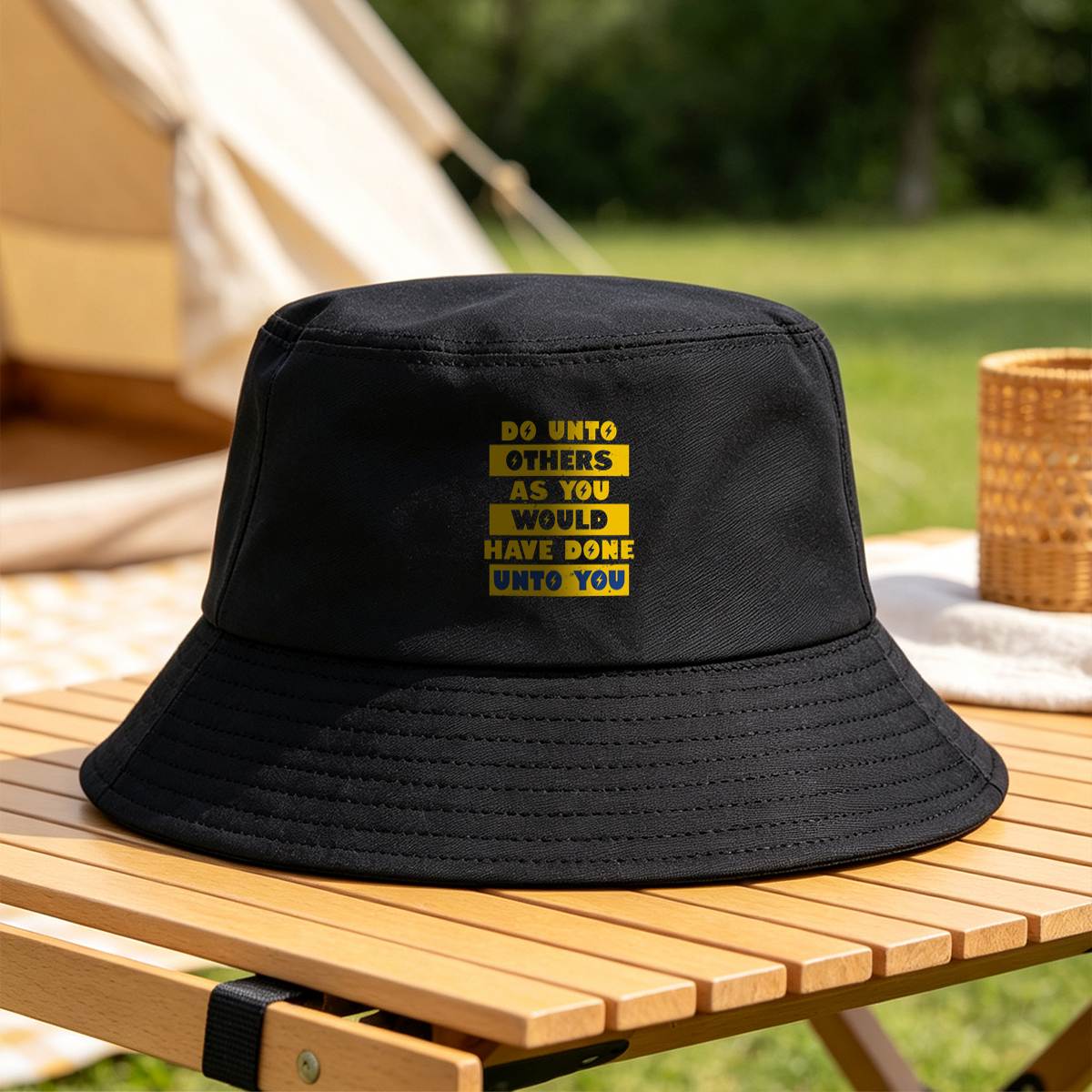 Golden Rule: Do Unto Others as You Would Have Done Unto You - Fisherman's Hat