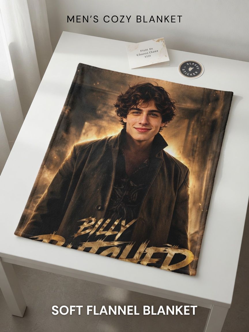 Custom Photo Portrait Flannel Fleece Blanket Personalized Ultra Soft Anti Pilling Throw for Couch Bed Travel Warm Gift