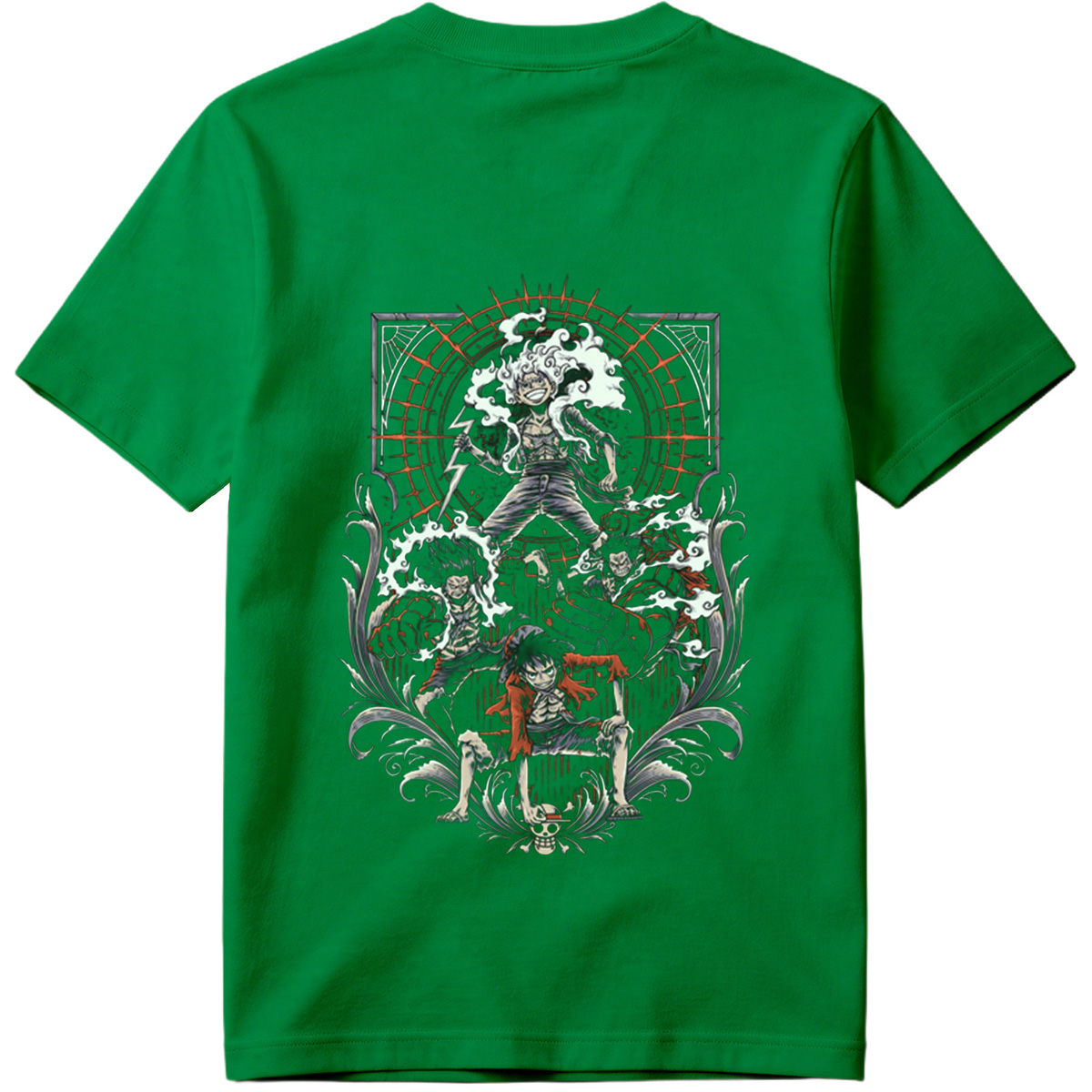One Piece: Luffy, Zoro, Sanji, and Whitebeard - Tee