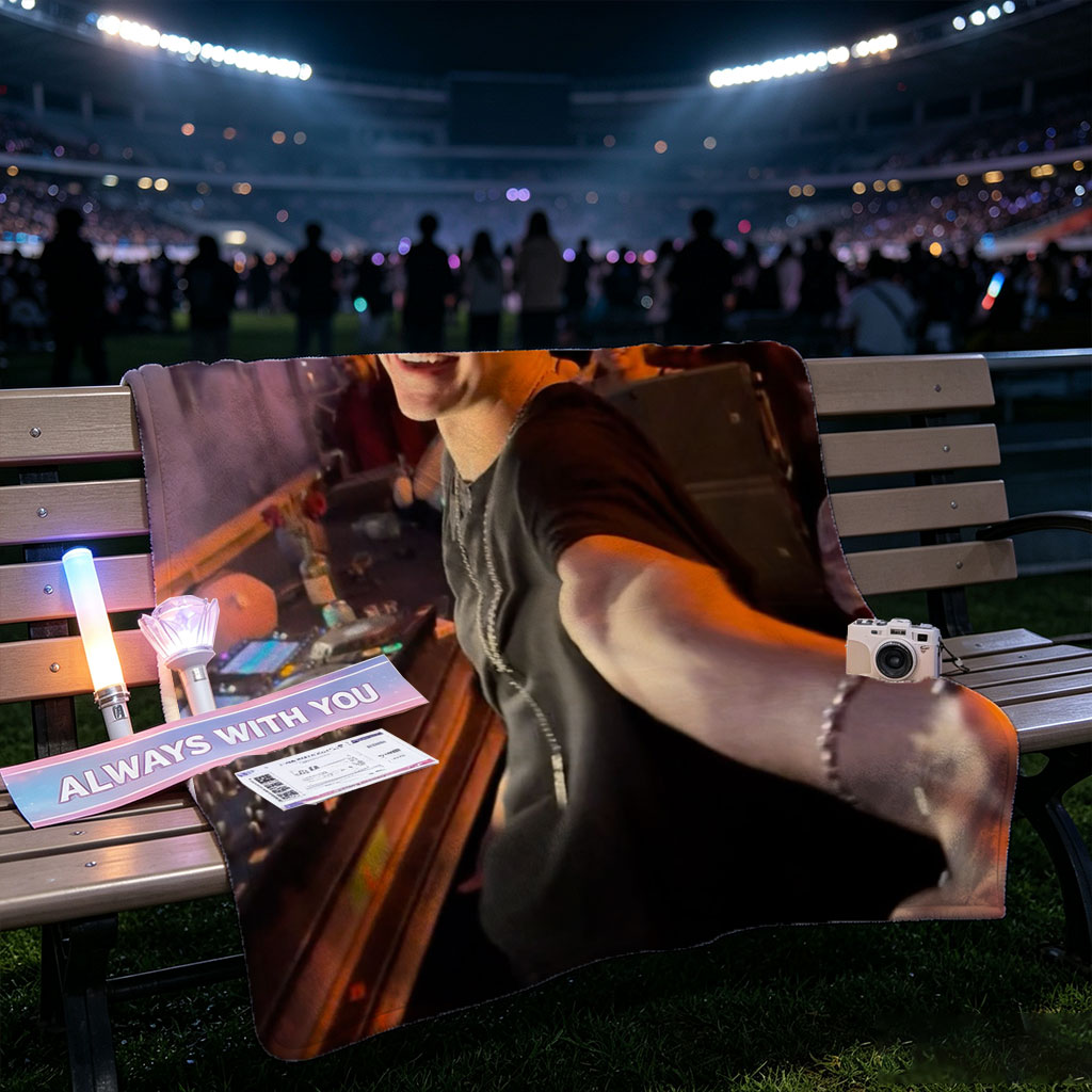 Martin Garrix at a Live DJ Set Performing for an Energetic Crowd Under Colorful Stage Lights - Blankets