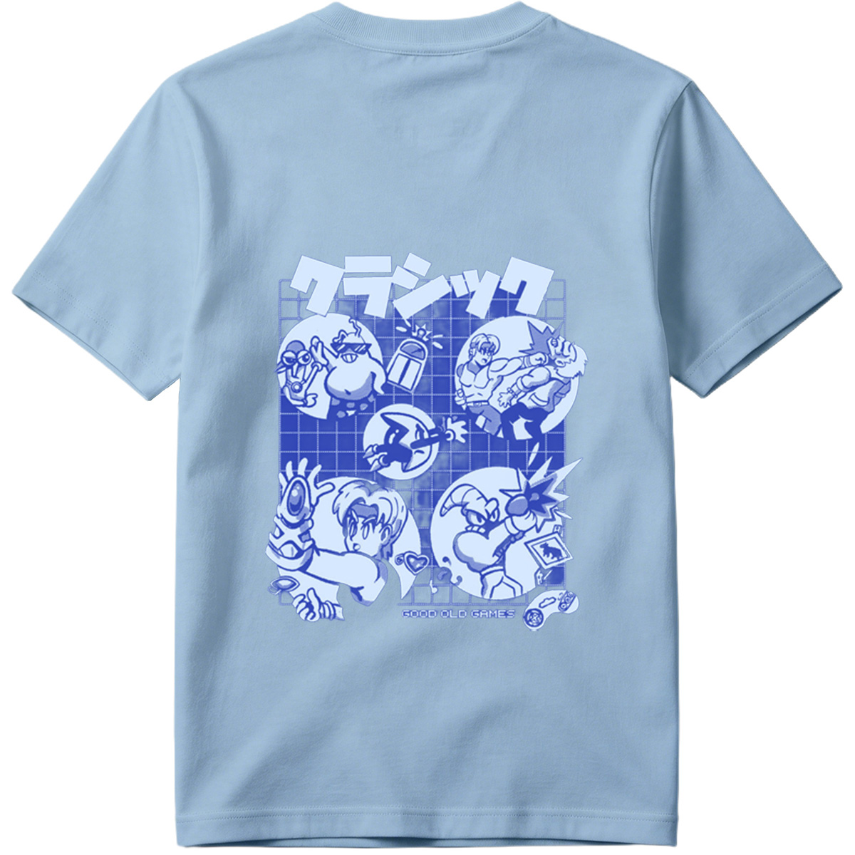 Classic Gaming Characters: Sonic, Knuckles, Tails, and Dr. Eggman - Tee