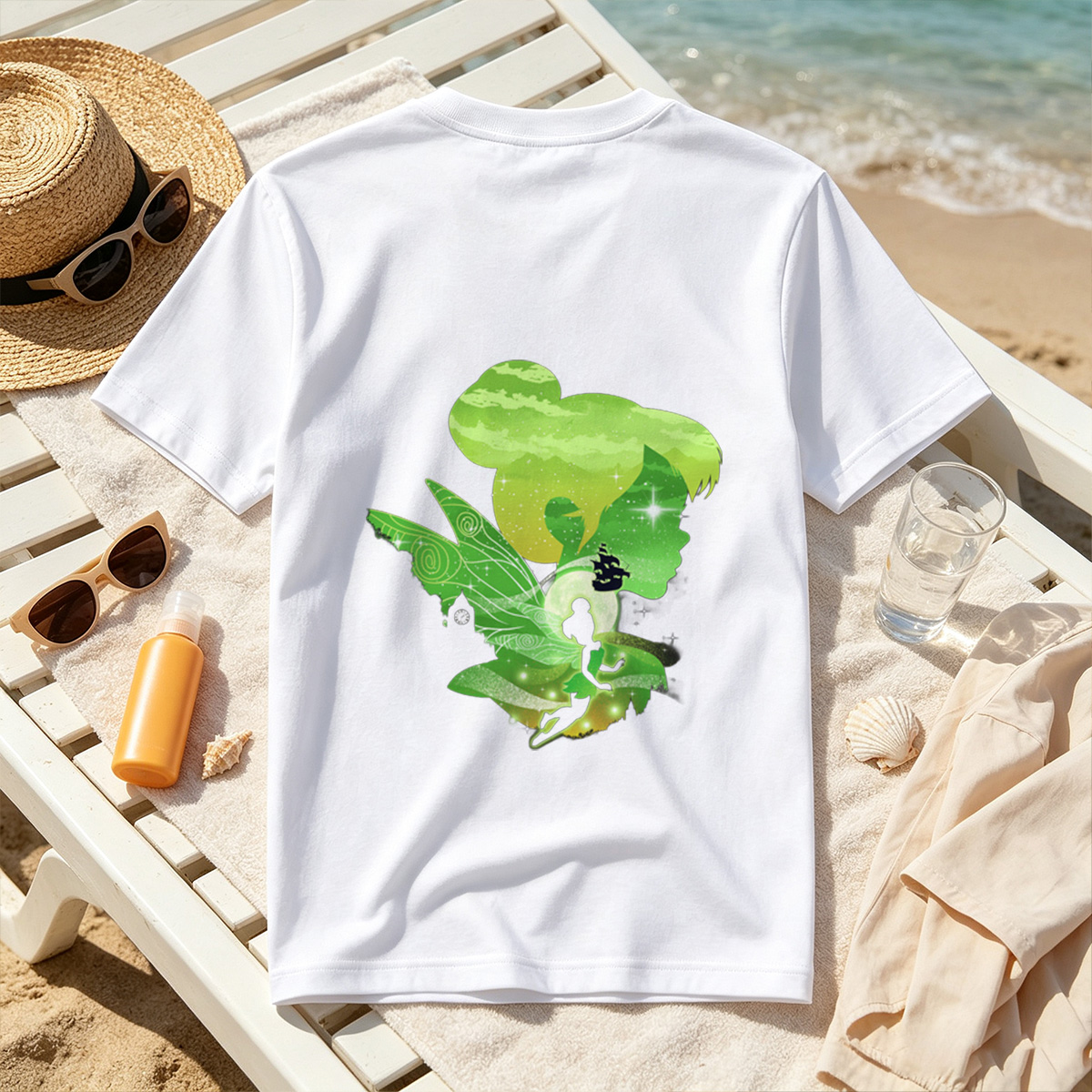 Peter Pan and Tinker Bell in Neverland - Tee