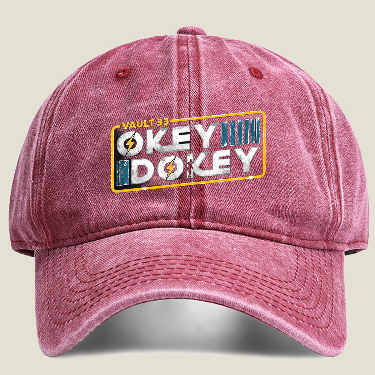 Vault 33: Okey Dokey - Washed Denim - Baseball Cap