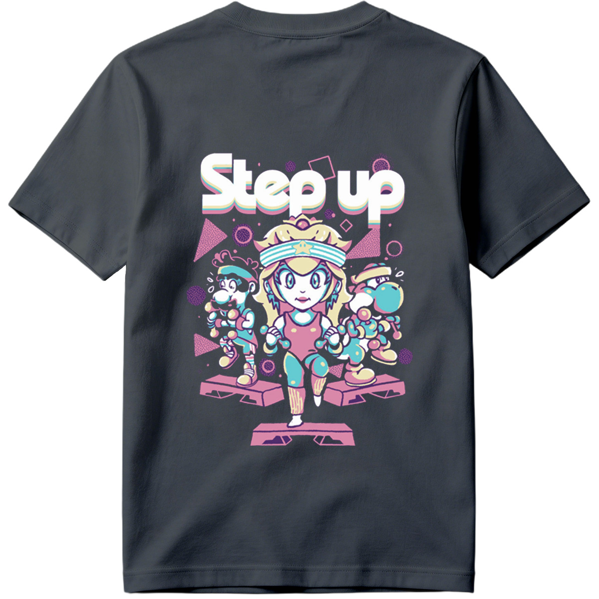 Step Up: Princess Peach, Mario, and Yoshi in Sync - Tee