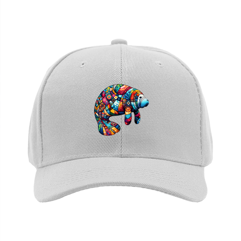 1pc New Baseball Cap Colorful Mosaic Bear Print Unisex Adjustable Hat for Outdoor Activities and Casual Wear Adults Fashion Accessory