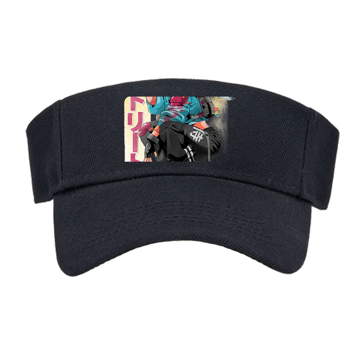 Street Fighter Character in Urban Combat Gear with Katana and Mask -  Visor cap