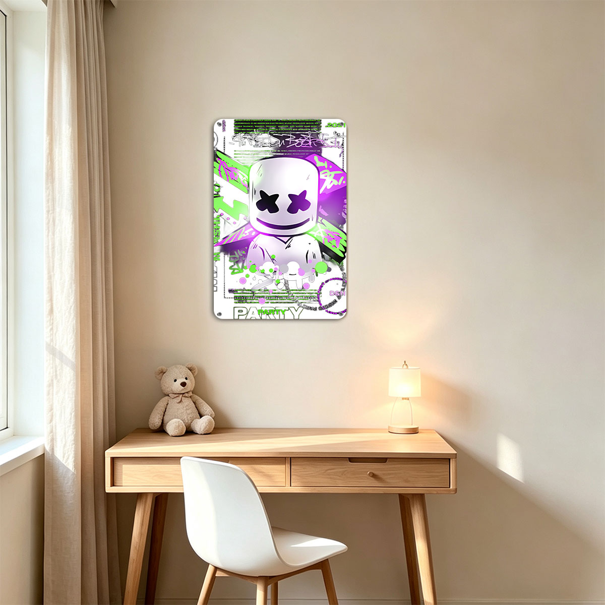 Marshmello Music Party 2021: DJ DSH Live Performance - painting