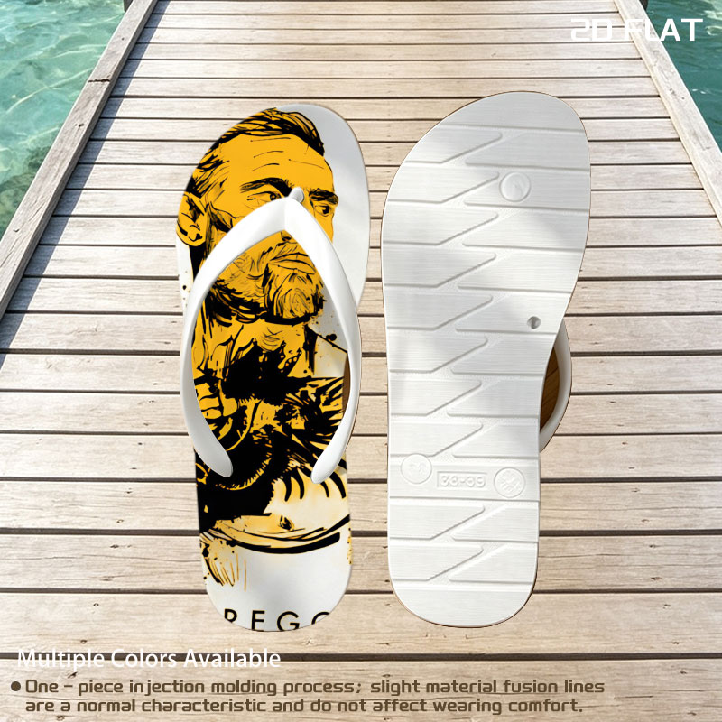 Conor McGregor: MMA Fighter Portrait with Dragon Tattoo -  flip-flops